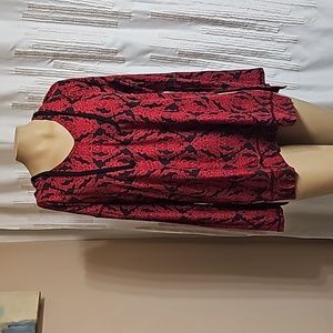 Lularoe Halloween Red and Black Skull Hoodie! NWT!